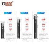 Yocan Lux Series VV Preheat 510 Thread Battery