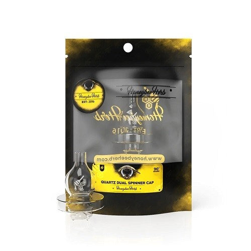 HoneyBeeHerb | Quartz Dual Spinner Carb Cap