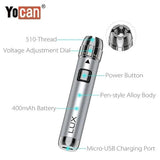 Yocan Lux Series VV Preheat 510 Thread Battery