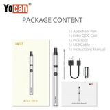 Yocan Apex Mini Variable Voltage Wax Pen Package Contents Wax Pen Sales