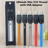 280mAh Push Button Battery with USB Charger