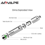 AOVape Dima VV Triple Coil Wax Vape Pen Kit