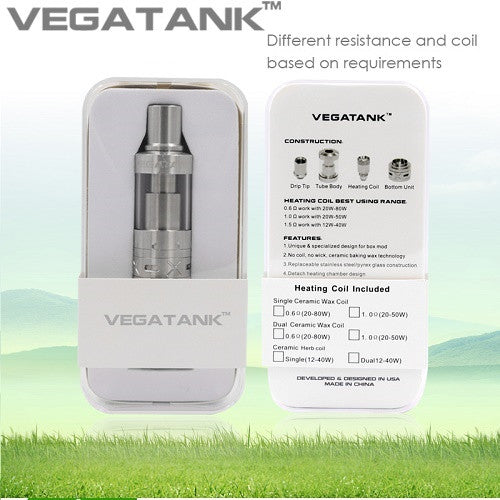 Airistech Vegatank Wax and Dry Herb Sub Ohm Atomizer