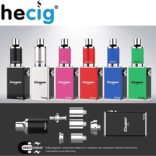 Hecig Casper Trio Wax and Dry Herb Vaporizer Kit