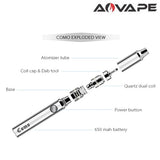 AOVape Como Variable Voltage Wax Pen with Micro USB Charging