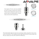 AOVape Como Variable Voltage Wax Pen with Micro USB Charging