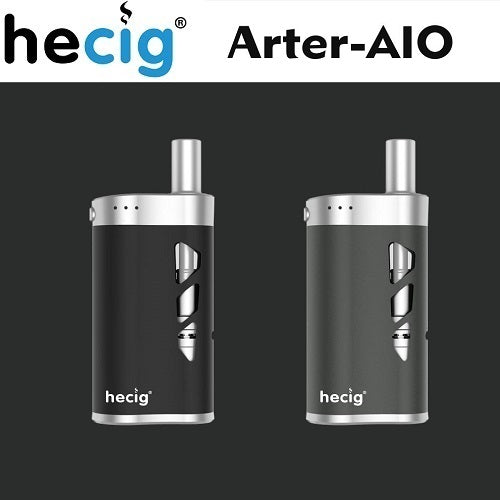 Hecig Arter AIO Hybrid Wax, Dry Herb, Thick Oil, and eLiquid Mini Mod Kit