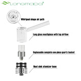 Longmada Motar Quartz Crucible Wax Atomizer