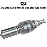 Q2 Quartz Tank Water Bubbler Vaporizer