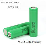 Samsung INR18650 25R 2500mah Flat Top 18650 Battery