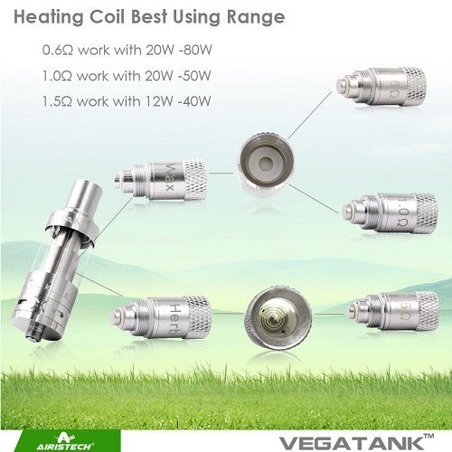 Airistech Vegatank Replacement Coils for Wax and Dry Herb