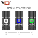Yocan Falcom Wax and Dry Herb 6 In 1 Kit Variable Voltage Levels Wax Pen Sales
