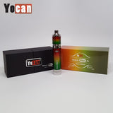 Yocan Evolve Plus XL Rasta Edition QUAD Quartz Coil Wax Pen Kit
