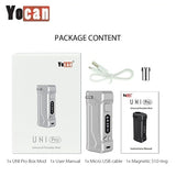 Yocan Uni Pro 510 Thread Variable Voltage Preheat Cartridge Battery Mod