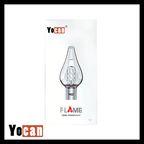 YOCAN FLAME REPLACEMENT GLASS BUBBLER ATTACHMENT