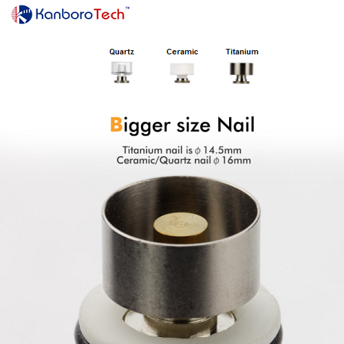 Kanboro Tech Replacement Titanium, Ceramic, and Quartz Nails