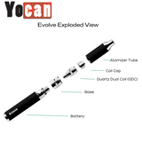 New 2020 Edition Yocan Evolve Quartz Dual Coil Wax Vape Pen Kit