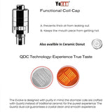New 2020 Edition Yocan Evolve Quartz Dual Coil Wax Vape Pen Kit