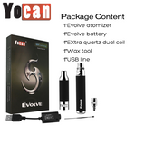New 2020 Edition Yocan Evolve Quartz Dual Coil Wax Vape Pen Kit