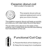 Yocan Evolve PLUS, Regen, Torch 2020 Version, and Torch XL Replacement Coils and Coil Caps