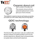 Yocan Evolve PLUS, Regen, Torch 2020 Version, and Torch XL Replacement Coils and Coil Caps
