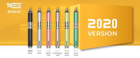 New 2020 Edition Yocan Evolve Quartz Dual Coil Wax Vape Pen Kit