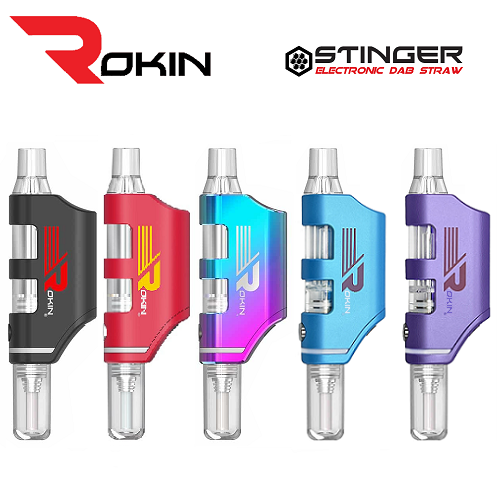 Rokin Stinger Electronic Dab Straw Color Options Wax Pen Sales