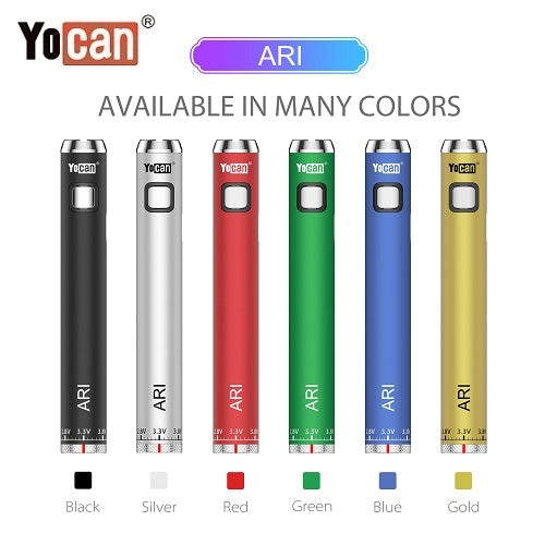 Yocan Ari (Original) 510 Thread Twist Wax Cartridge Battery