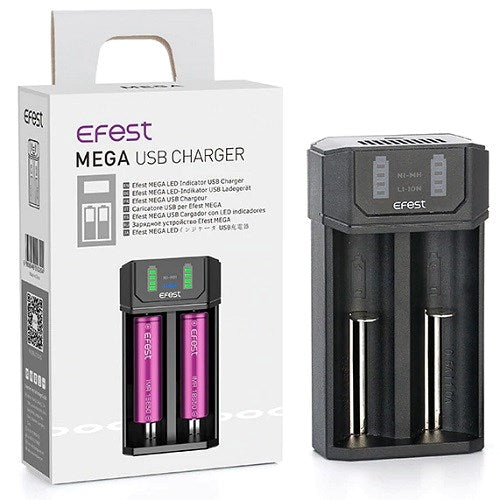 efest Mega USB Dual Battery Charger