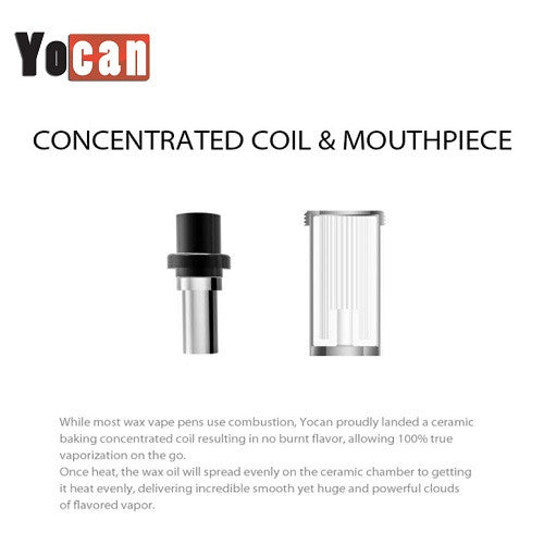 Yocan Explore Replacement Wax Coil and Mouthpiece