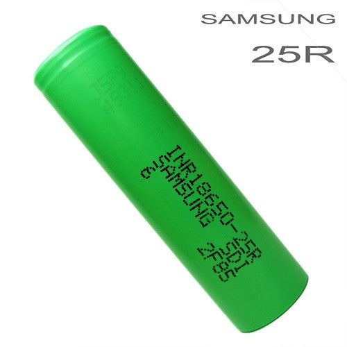 Samsung INR18650 25R 2500mah Flat Top 18650 Battery