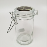 Glass Stash Jar Assorted Design Top