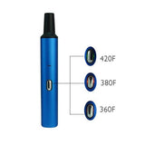 VapeCode VC35G Portable Dry Herb Vaporizer with Water Bubbler