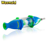 Waxmaid 8 Inch Silicone and Glass Nectar Collector