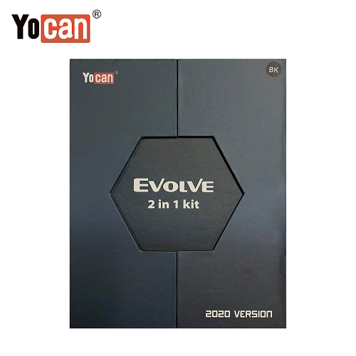Yocan Evolve 2020 Version 2 in 1 Kit Box Front Wax Pen Sales