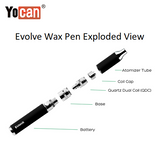 Yocan Evolve 2020 Version 2 in 1 Wax Pen Exploded View Wax Pen Sales