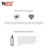Yocan Evolve D Plus 2020 Version 2 in 1 Dry Herb Coil Wax Pen Sales