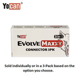 Wulf Mods Yocan Evolve Maxxx Connector Base Piece 3-Pack