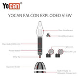 Yocan Falcom Wax and Dry Herb 6 In 1 Kit Exploded View Wax Pen Sales