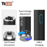 Yocan Ari (Plus) 510 Thread Twist Wax Cartridge Battery