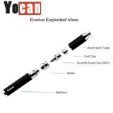 Yocan Evolve Quartz Dual Coil Wax Vape Pen Kit