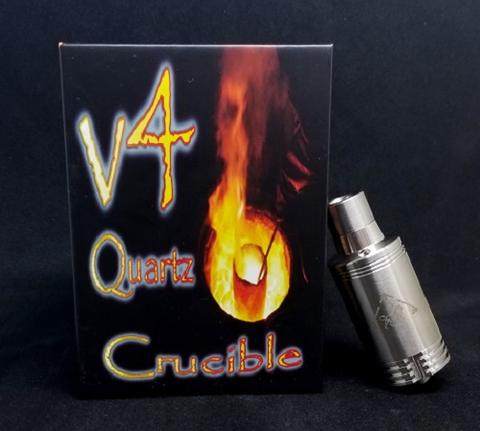 Divine Tribe V4 Quartz Crucible Wax Atomizer By Crossing